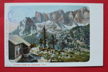 AK Achensee / 1903 / Erfurter Hütte / Tirol